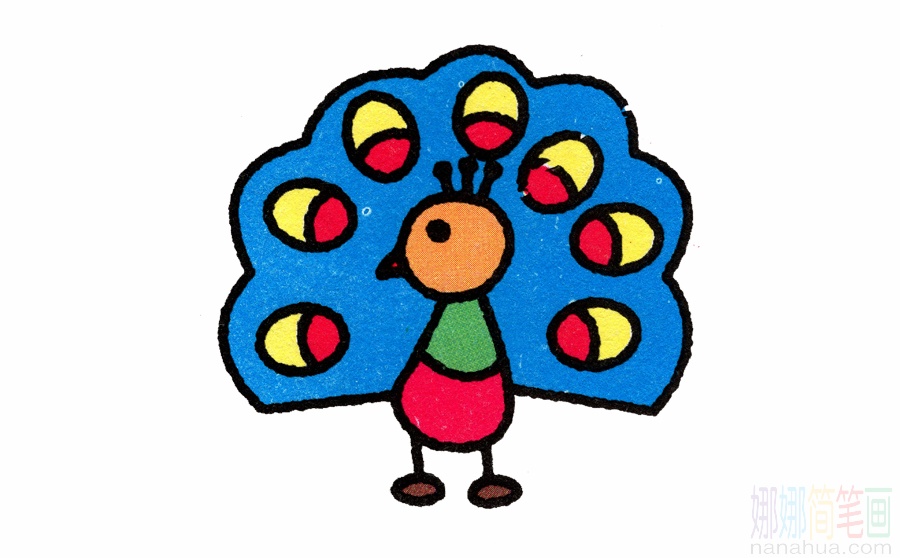 孔雀的画法