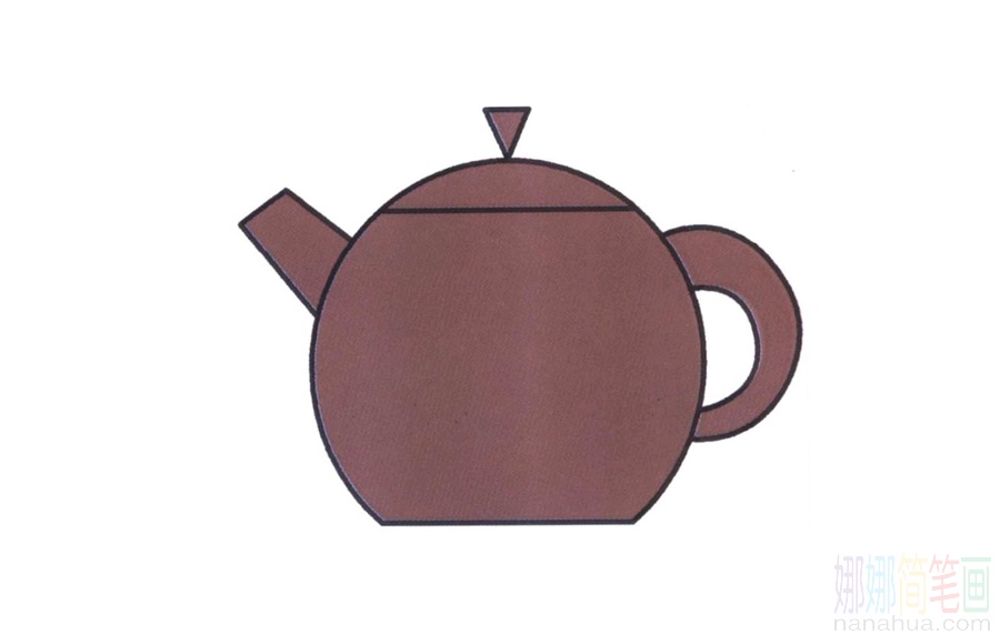 茶壶的画法