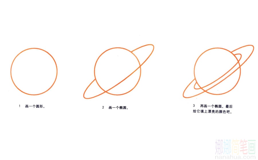 土星的画法