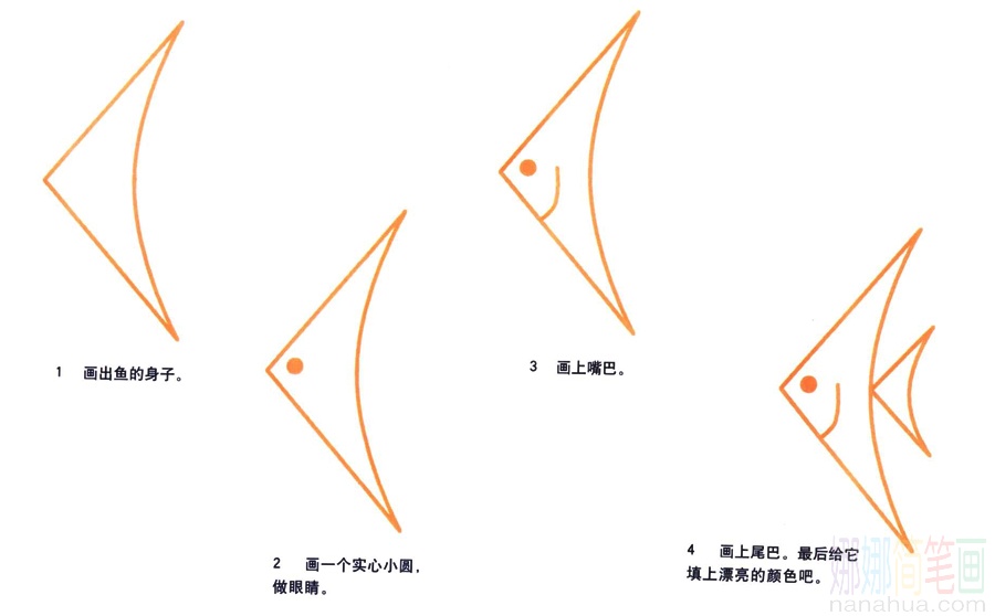 热带鱼的画法
