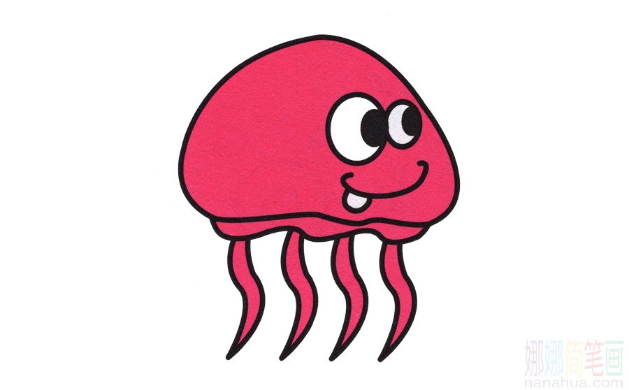 小水母的画法
