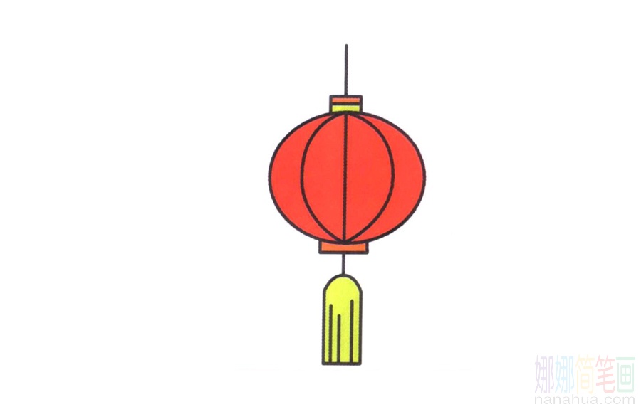 灯笼的画法