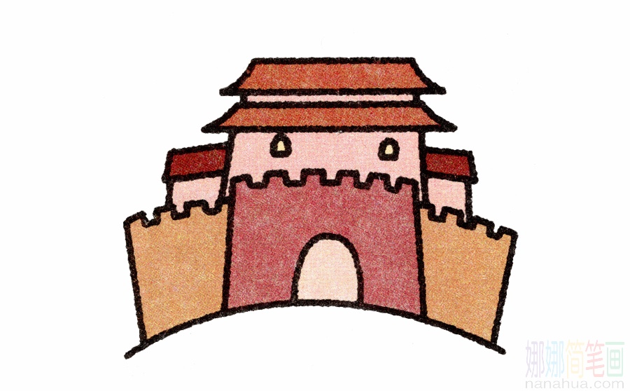 城楼的画法