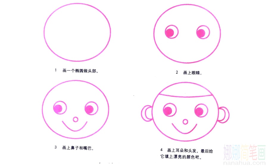 小男孩的画法
