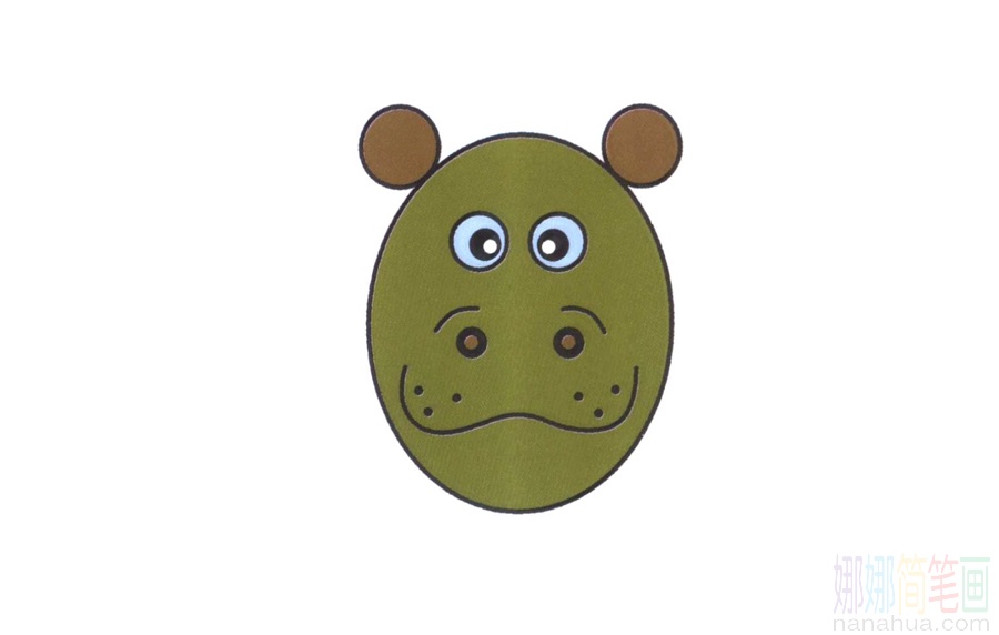河马的画法