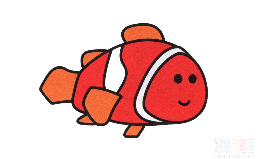 小丑鱼的画法