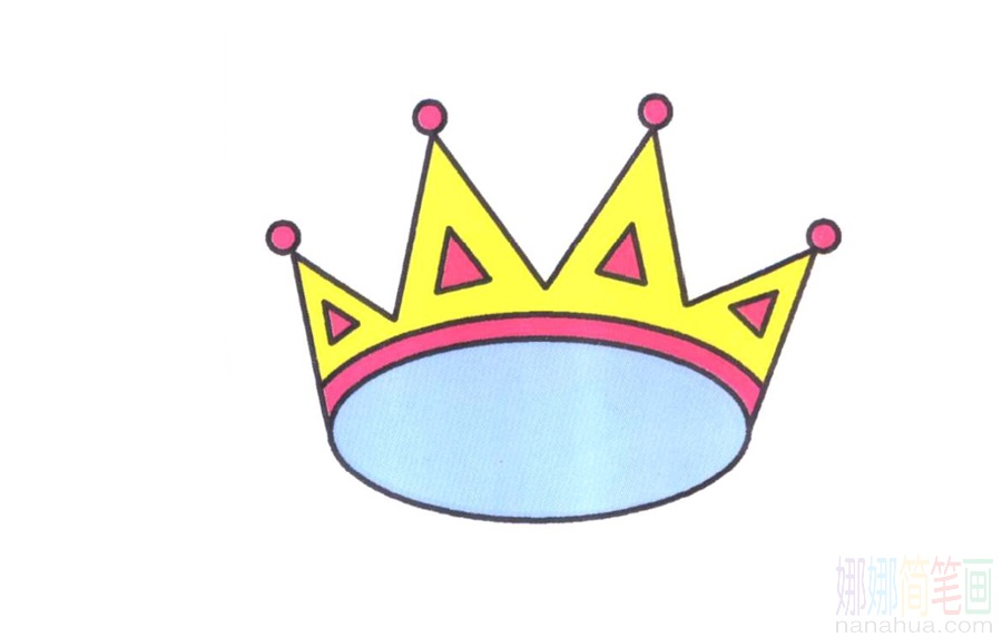 皇冠的画法