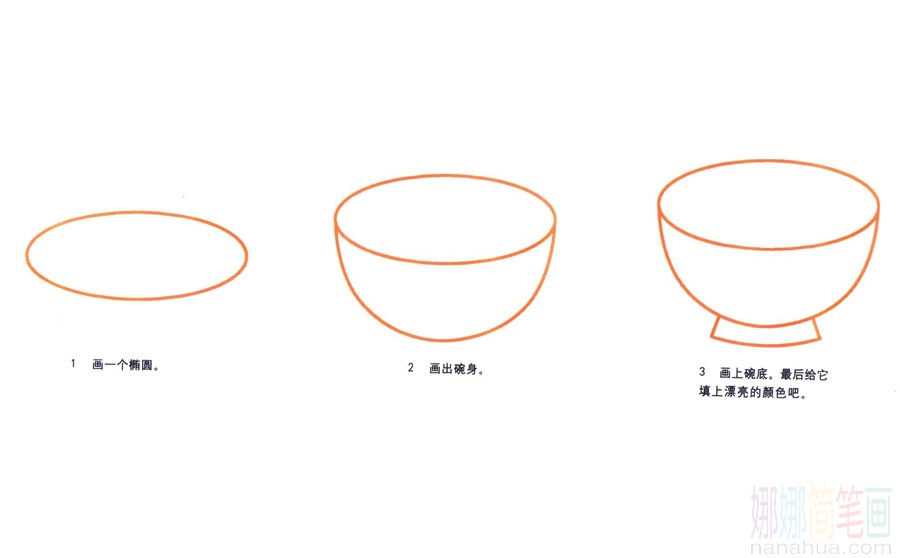 碗的画法