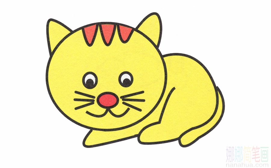 小花猫的画法
