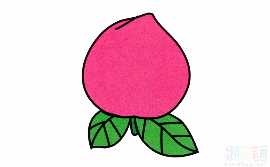 桃子的画法