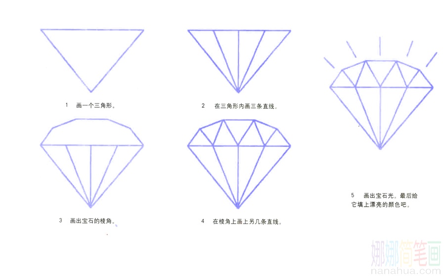 宝石的画法