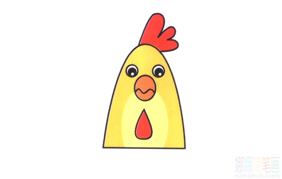 公鸡的画法
