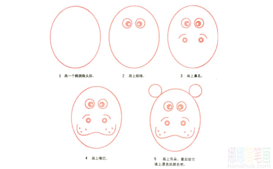 河马的画法