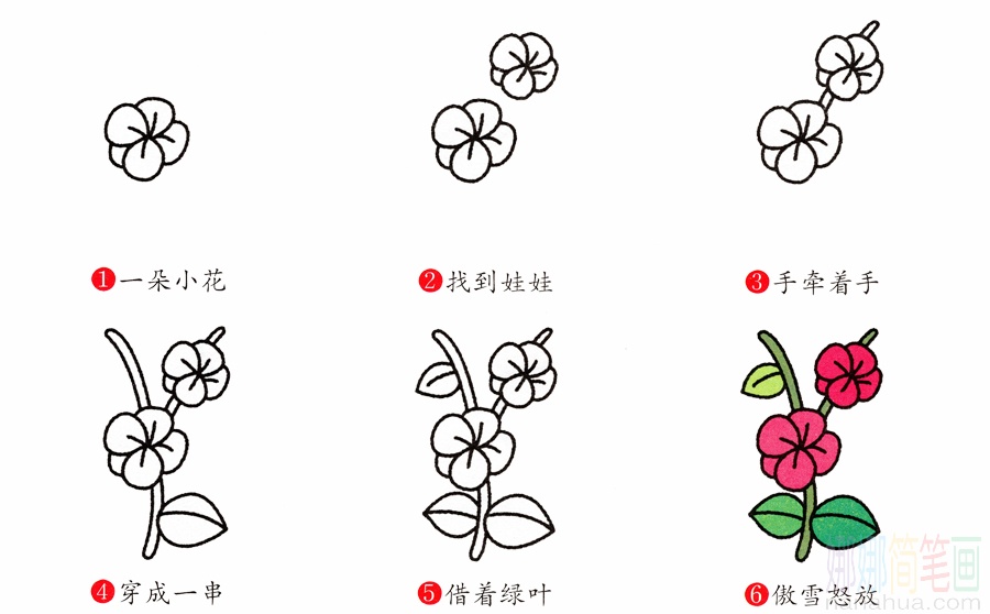 梅花的画法