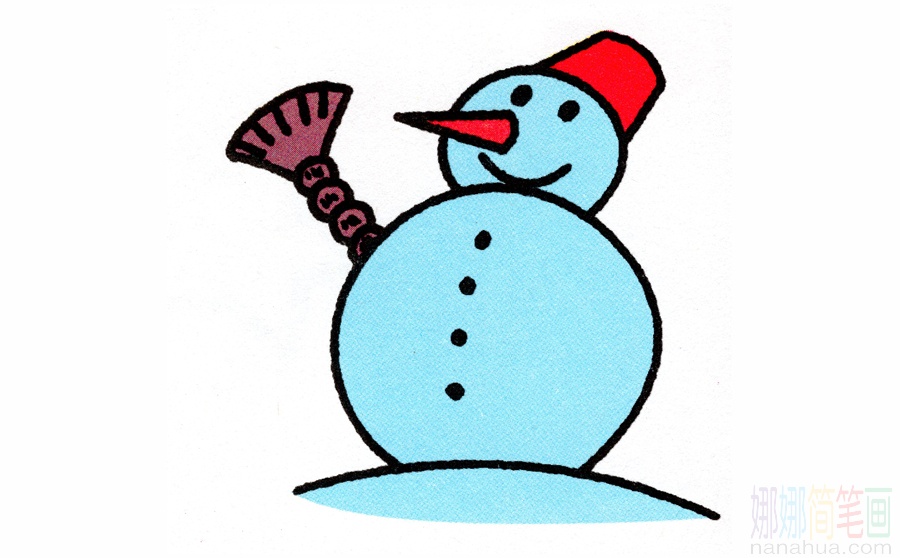 雪人的画法