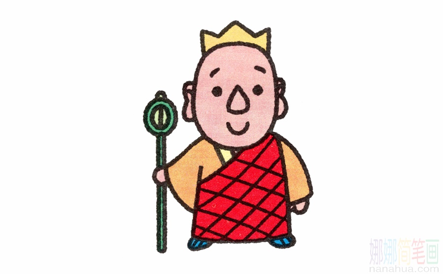 唐僧的画法