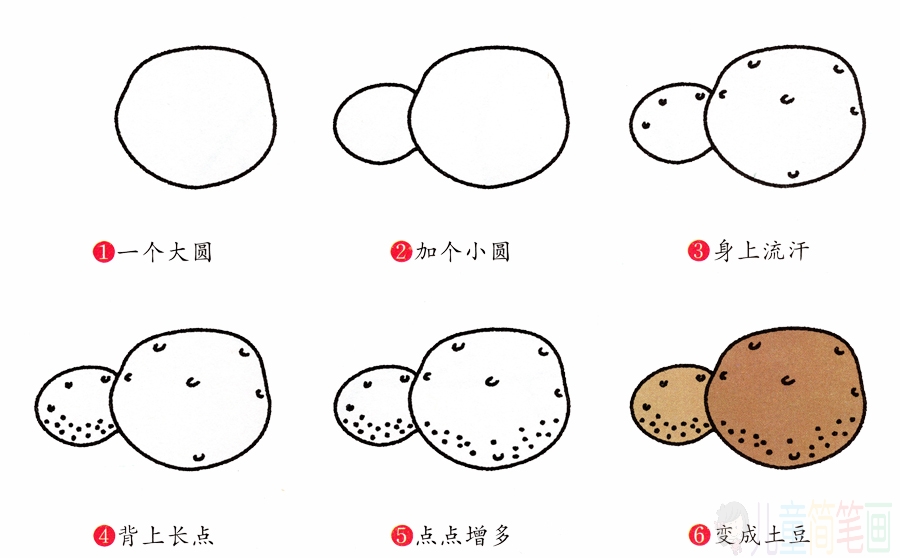 土豆的画法