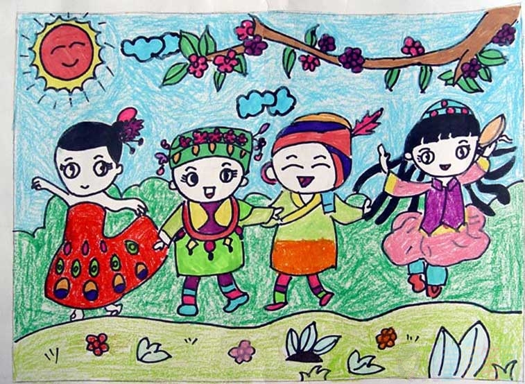 六一儿童画简笔画图片大全