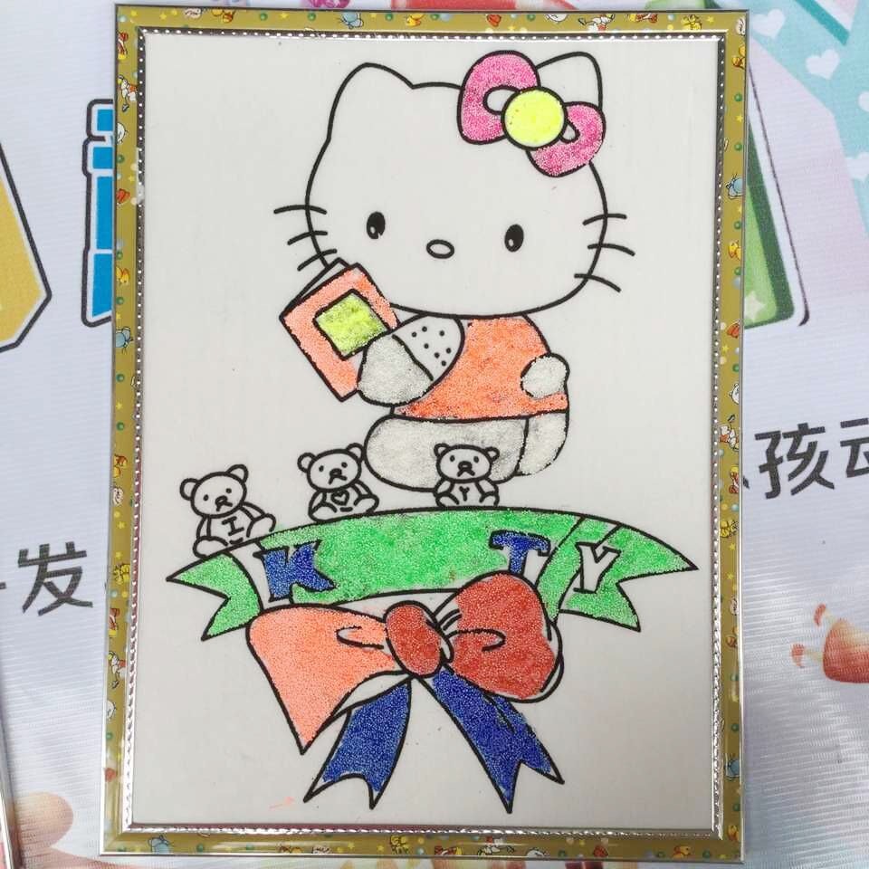 冬季堆雪人儿童画作品