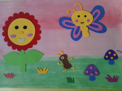 小学创意儿童画手工简笔画创意手工作品