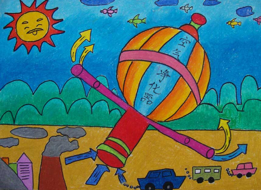 少儿科幻绘画科幻画获奖作品