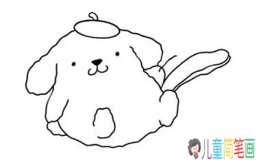 布丁狗简笔画图