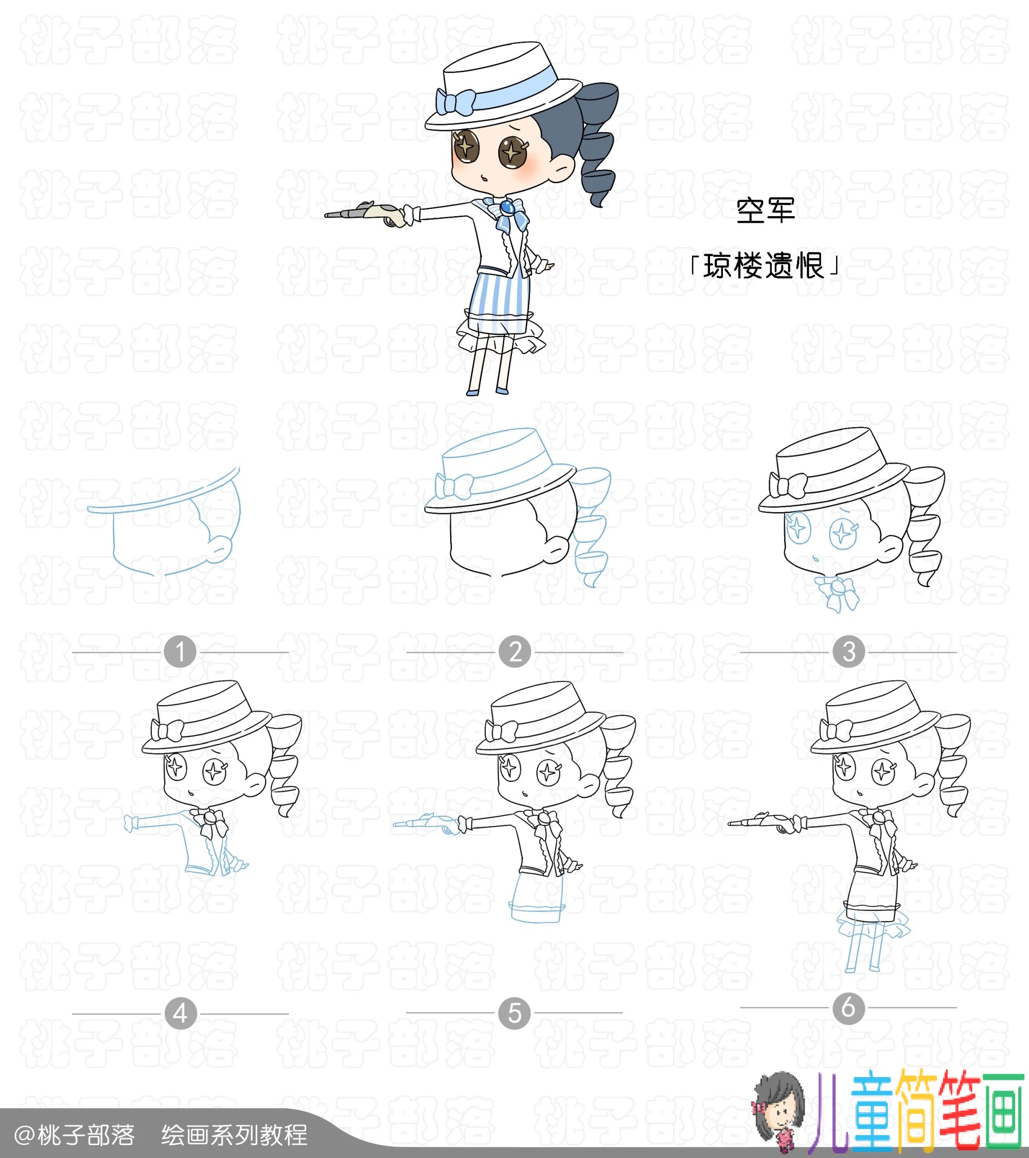 第五人格部分角色的简笔画绘画教程