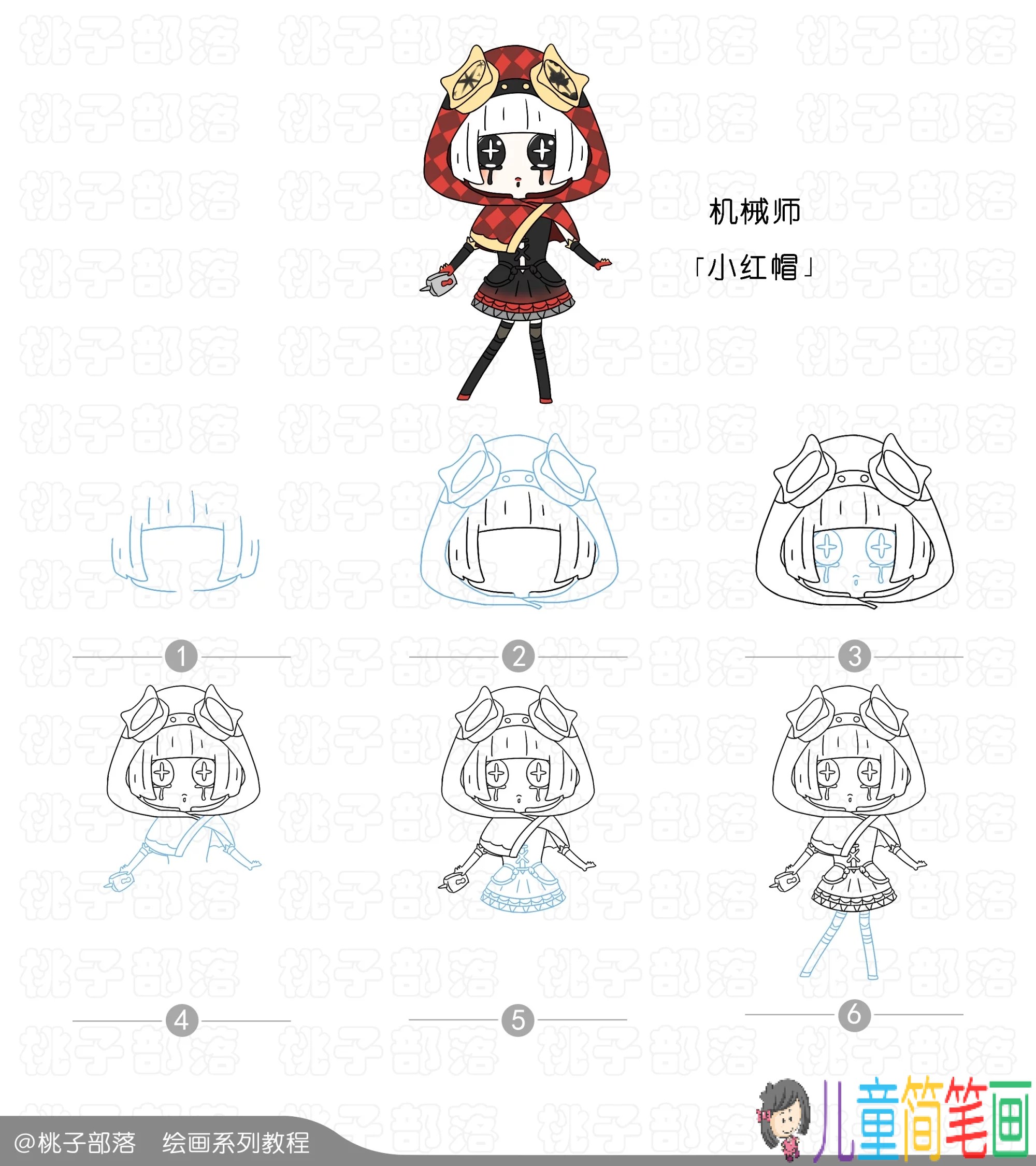第五人格部分角色的简笔画绘画教程