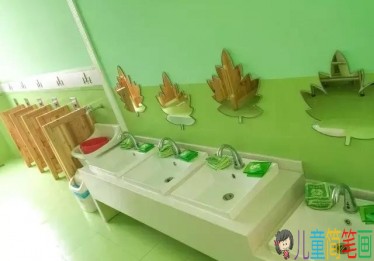 幼儿园厕所环境怎么布置图片?洗手间环创布置图片大全
