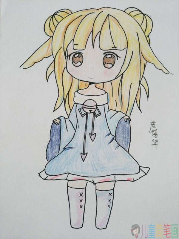 彩色铅笔动漫作品