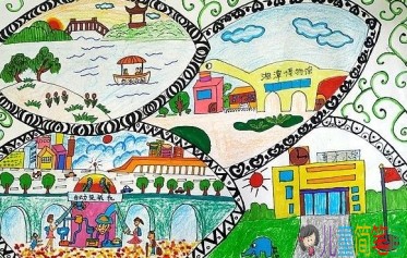 纪念改革开放40周年主题儿童画图片