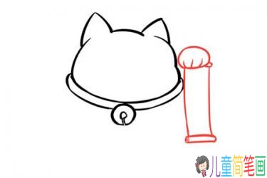 简单又可爱的卡通招财猫简笔画画法