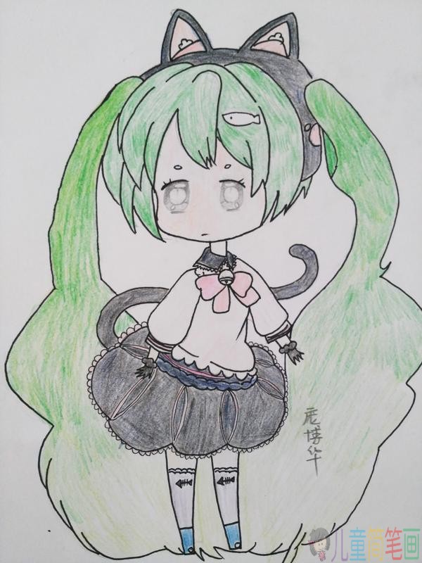 彩色铅笔动漫作品