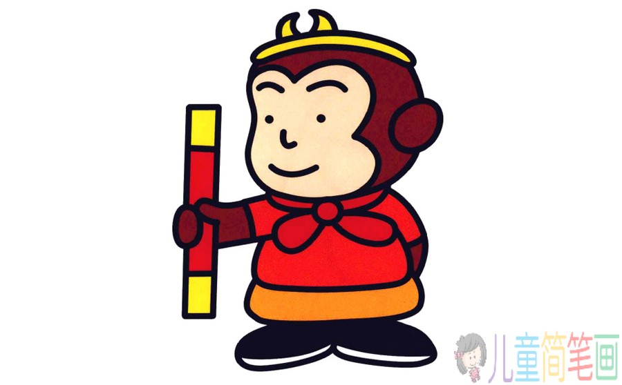 孙悟空的简笔画画法