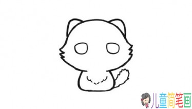 简单的萌萌小猫咪简笔画画法
