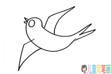 春天到了，小燕子的简笔画图片
