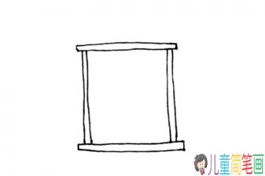 简单的书柜简笔画绘画教程