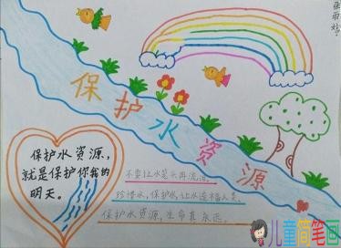 关于保护水资源的手抄报