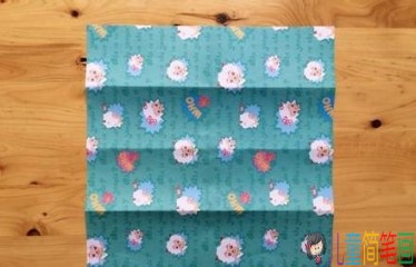 儿童手工折纸晚礼服折法