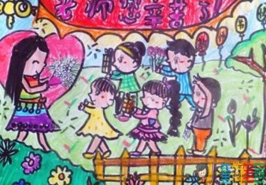 2019简单又好看教师节的画,教师节画什么画送给老师