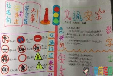 安全出行，严禁酒驾主题手抄报