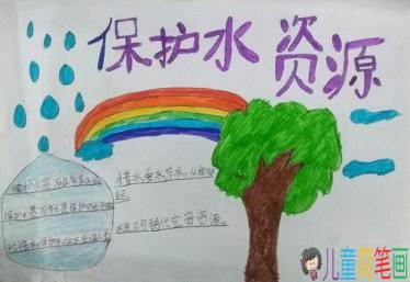 关于保护水资源的手抄报