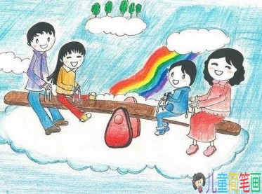 以快乐童年为主题的儿童画有哪些
