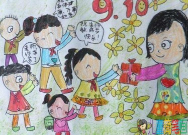 2019简单又好看教师节的画,教师节画什么画送给老师
