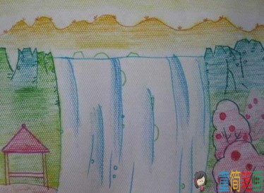 小学生画祖国的大好河山儿童画图片大全