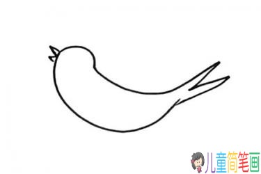 春天到了，小燕子的简笔画图片