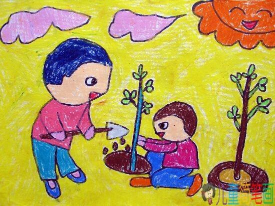 清明节儿童画