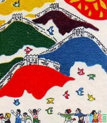 小学生画祖国的大好河山儿童画图片大全