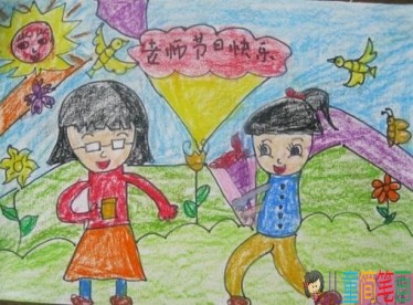 2019简单又好看教师节的画,教师节画什么画送给老师