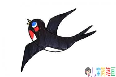 春天到了，小燕子的简笔画图片